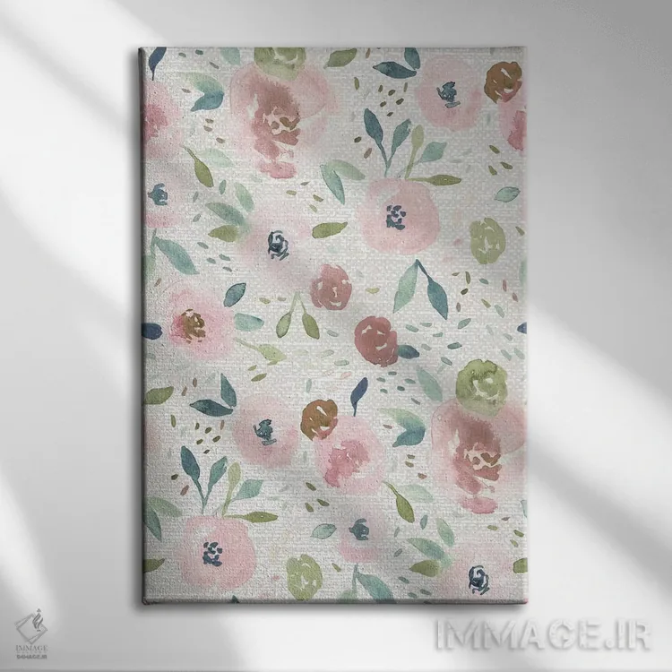 تابلو دکوراتیو باغ مخفی اول اثر جسیکا بروگینک - نمای روبهرو روی دیوار