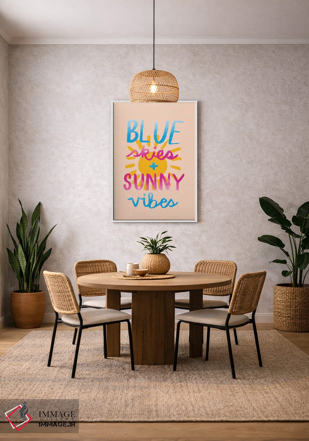 تابلو دکوراتیو در زمان جزیره اثر جسیکا بروگینک - D2W