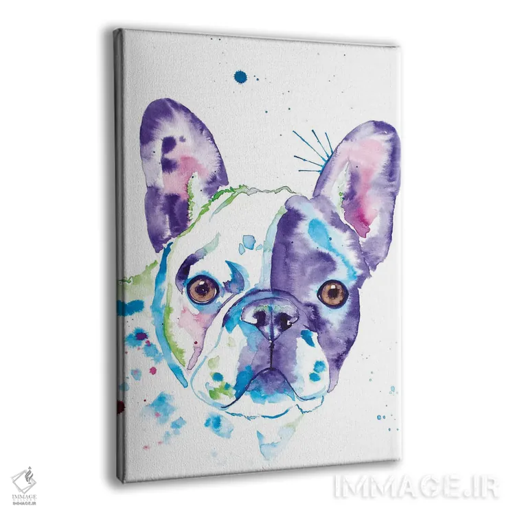 تابلو دکوراتیو فرنچی آبرنگی دوم اثر جنیفر سیلی - نمای پرسپکتیو محصول