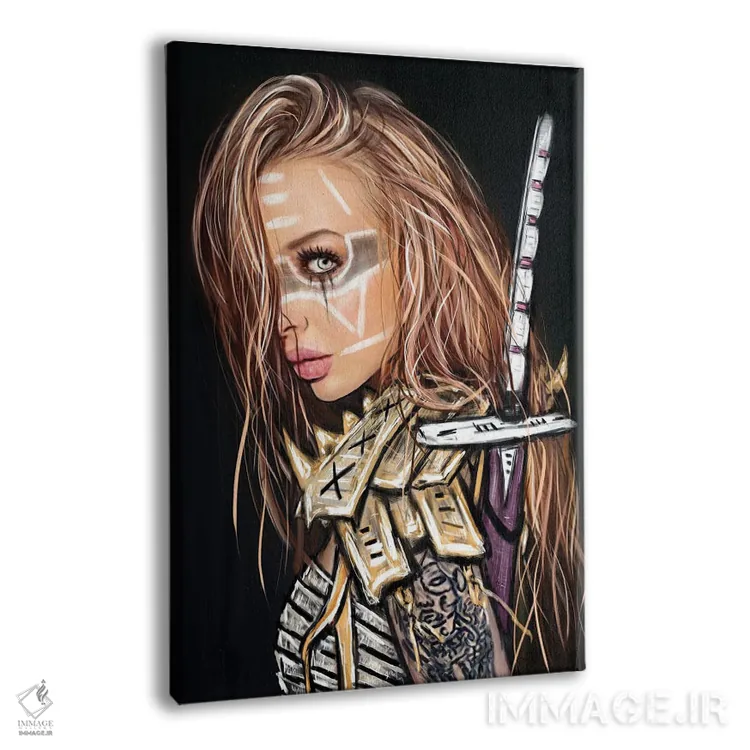 تابلو دکوراتیو هنوز هم قوی تر اثر جاستین گداک - نمای پرسپکتیو محصول