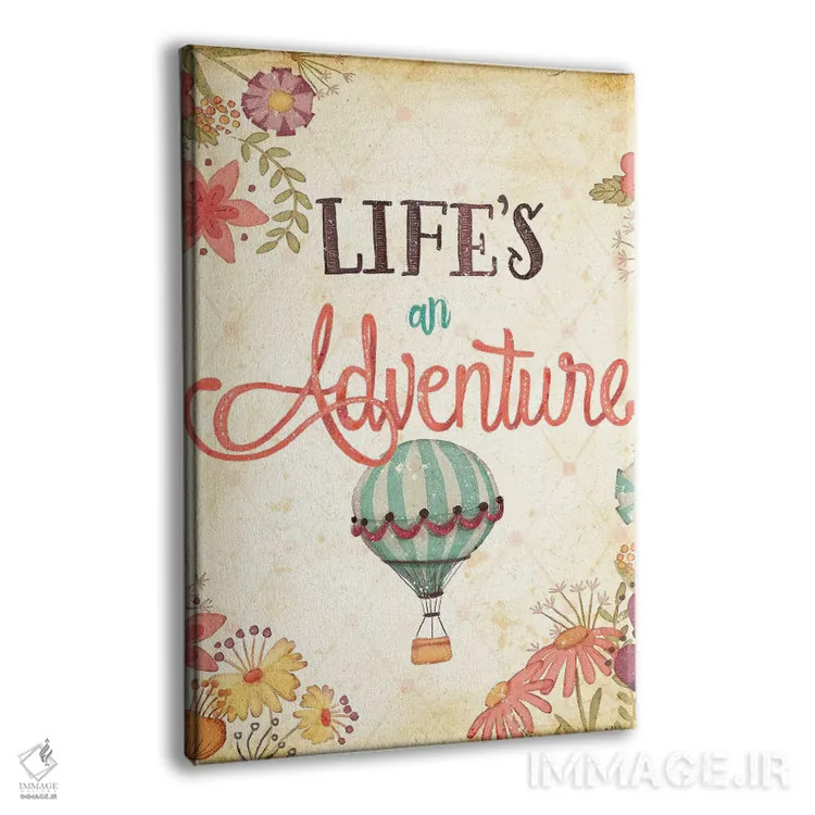 تابلو دکوراتیو از ماجراجویی های زندگی لذت ببر اول اثر جوزفینا - نمای پرسپکتیو محصول