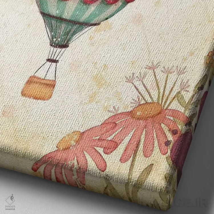 تابلو دکوراتیو از ماجراجویی های زندگی لذت ببر اول اثر جوزفینا - نمای نزدیک بافت بوم