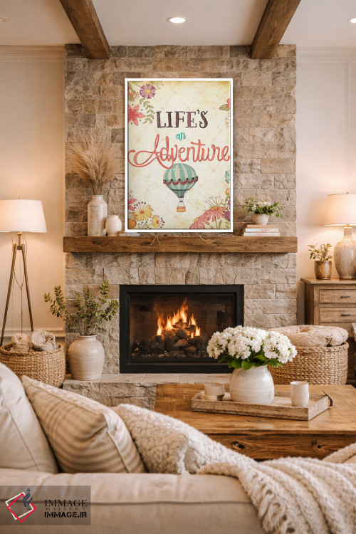 تابلو دکوراتیو از ماجراجویی های زندگی لذت ببر اول اثر جوزفینا - D1W