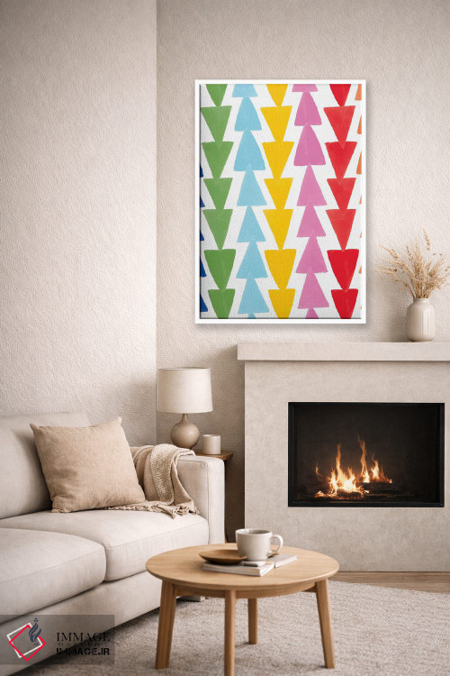 تابلو انتزاعی گل های پرطراوت دوم اثر جسیکا بروگینک - D6W