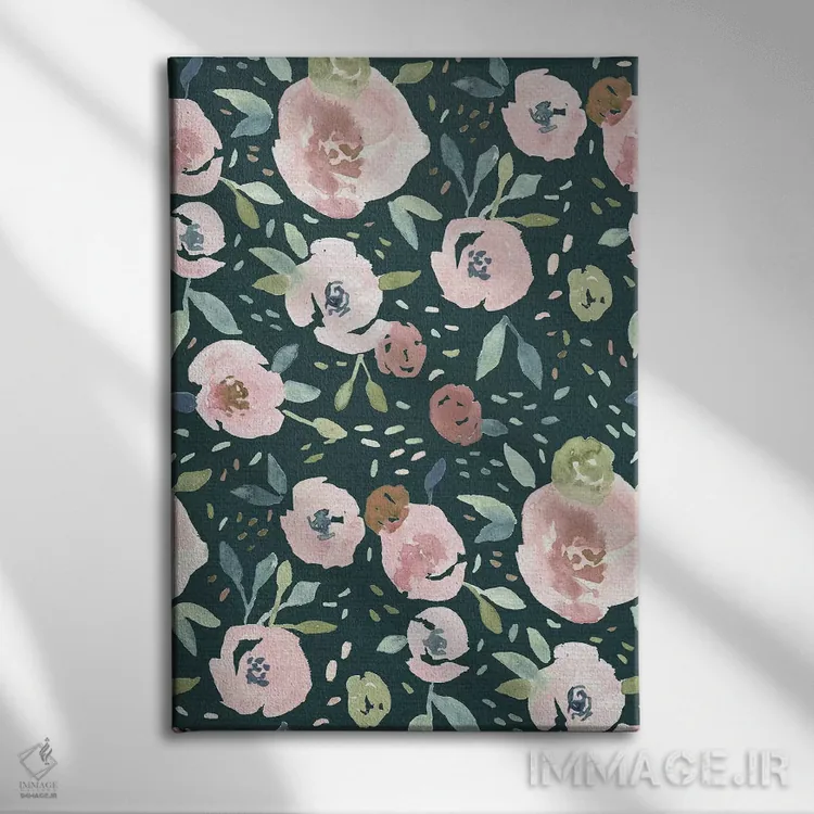 تابلو دکوراتیو باغ مخفی دوم اثر جسیکا بروگینک - نمای روبهرو روی دیوار