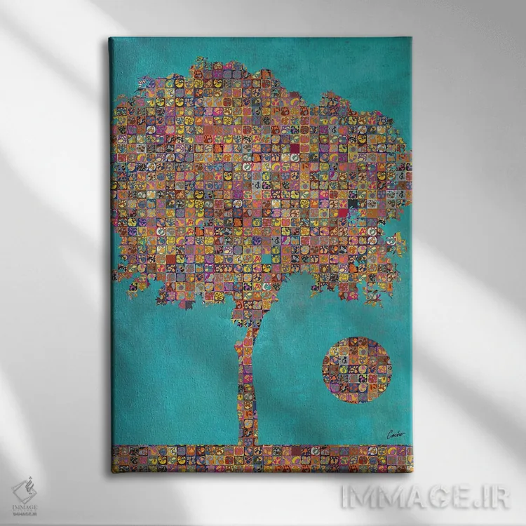 تابلو دکوراتیو آن روز اثر خوزه کاچو - نمای روبهرو روی دیوار