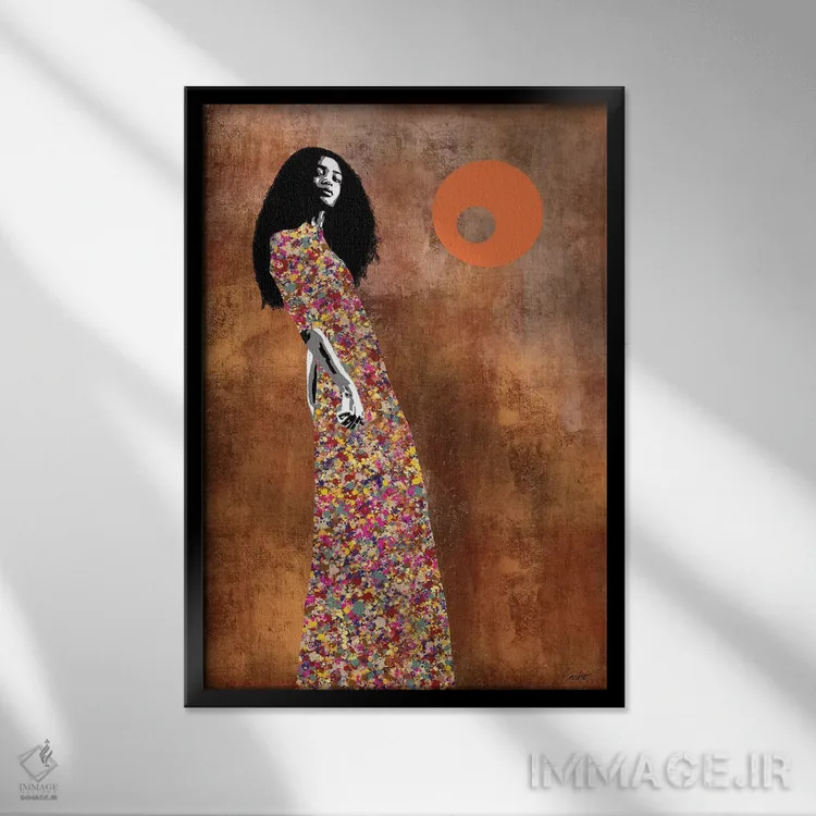 تابلو دکوراتیو منتظر مانده ام اثر خوزه کاچو - نمای قابدار مشکی