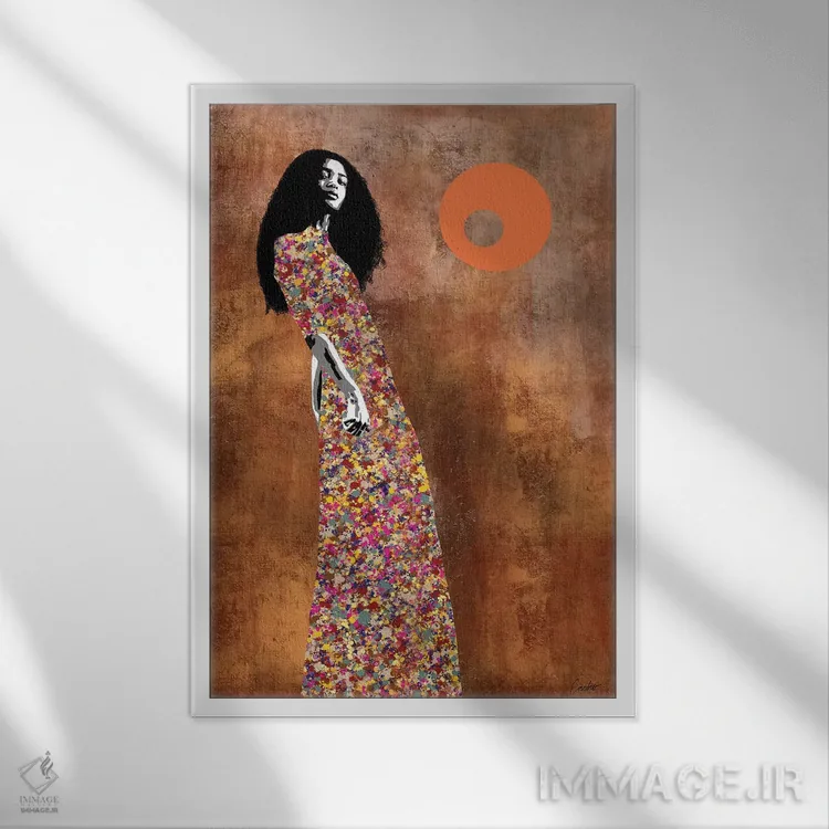 تابلو دکوراتیو منتظر مانده ام اثر خوزه کاچو - نمای قابدار سفید