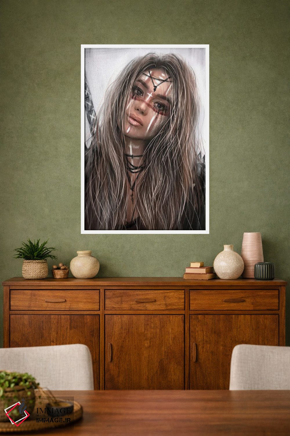 تابلو دکوراتیو در جستجوی سایه ها اثر جاستین گداک - D1W