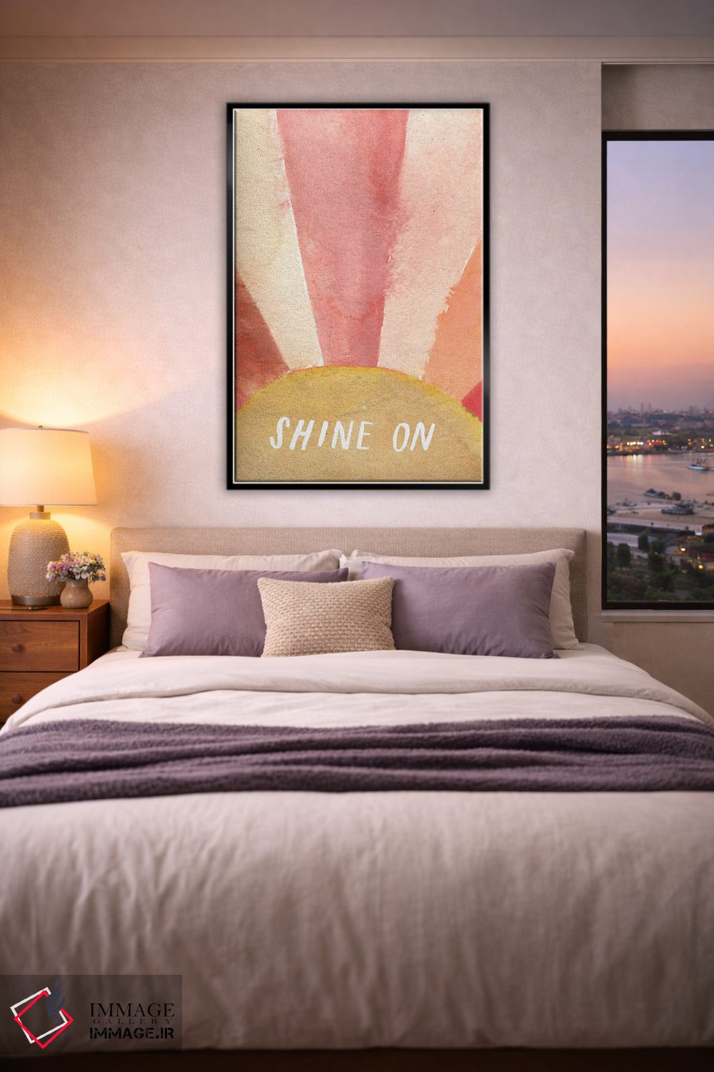 تابلو دکوراتیو غروب گرم پنجم اثر جسیکا بروگینک - D3B