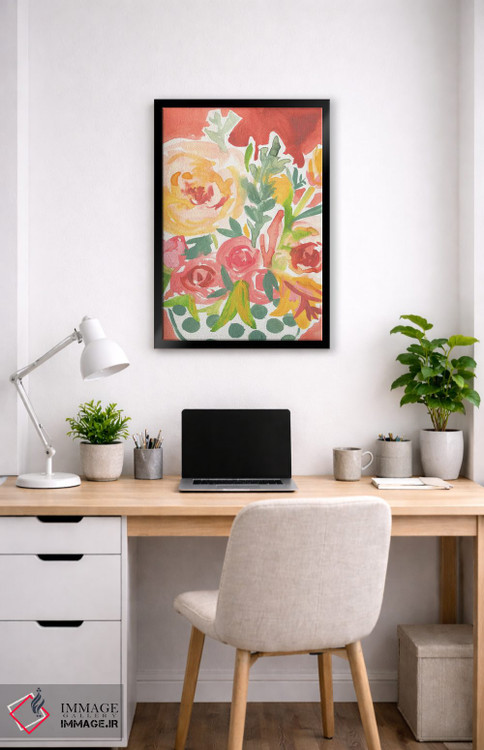 تابلو دکوراتیو شکوفه های تولد اثر جسیکا بروگینک - D5B
