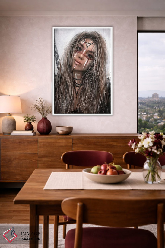 تابلو دکوراتیو در جستجوی سایه ها اثر جاستین گداک - D3W