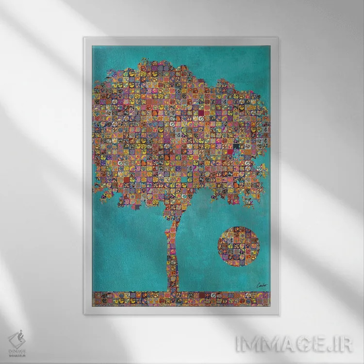 تابلو دکوراتیو آن روز اثر خوزه کاچو - نمای قابدار سفید