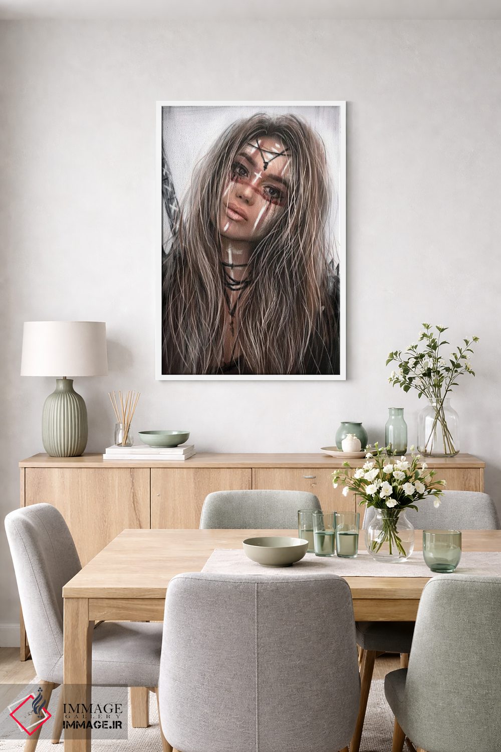 تابلو دکوراتیو در جستجوی سایه ها اثر جاستین گداک - D6W