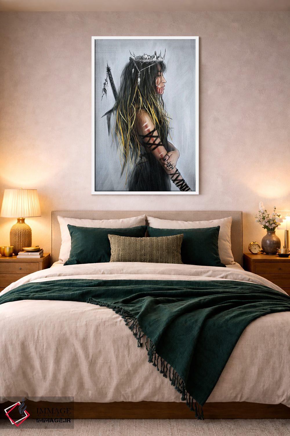 تابلو دکوراتیو حفظ شجاعت اثر جاستین گداک - D2W