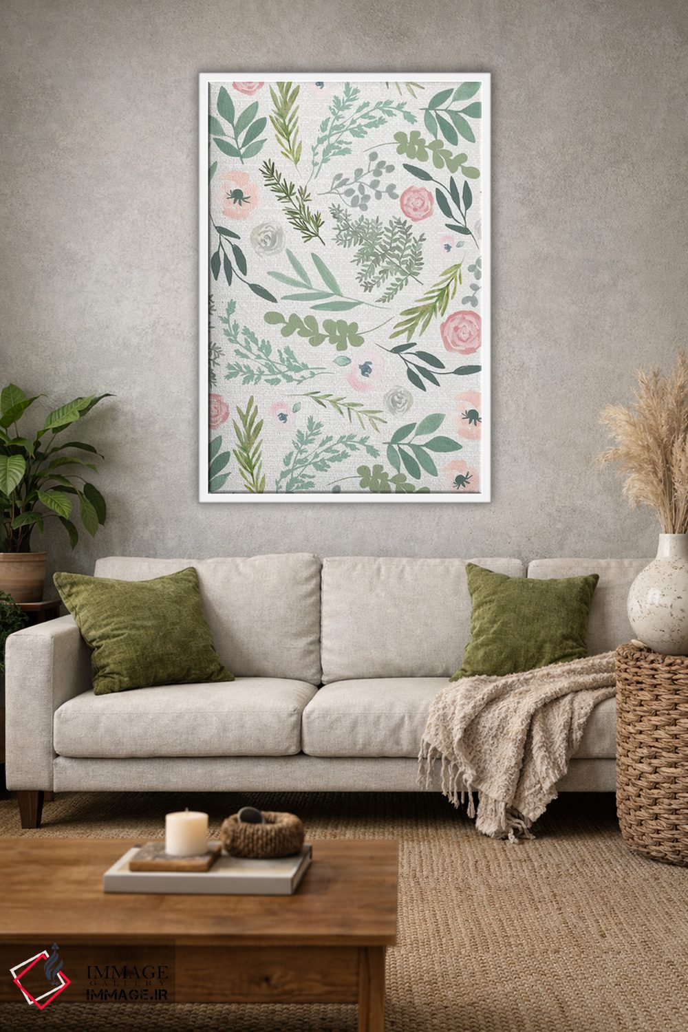 تابلو دکوراتیو باغ مخفی سوم اثر جسیکا بروگینک - D1W