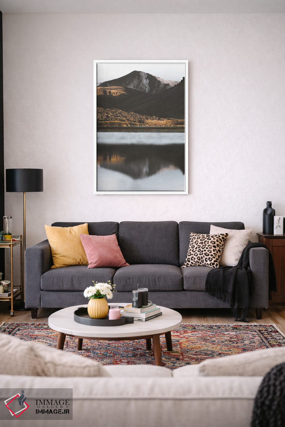 تابلو دکوراتیو جلگه های طلایی اثر جو شاتر - D3W