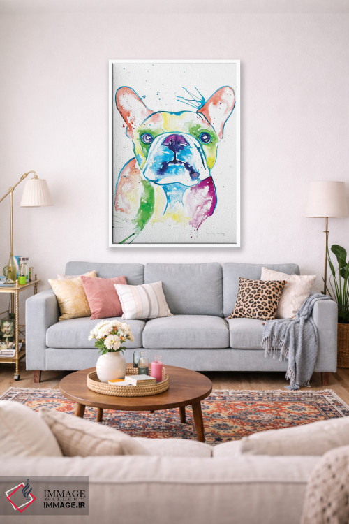 تابلو دکوراتیو فرنچی آبرنگی اول اثر جنیفر سیلی - D1W