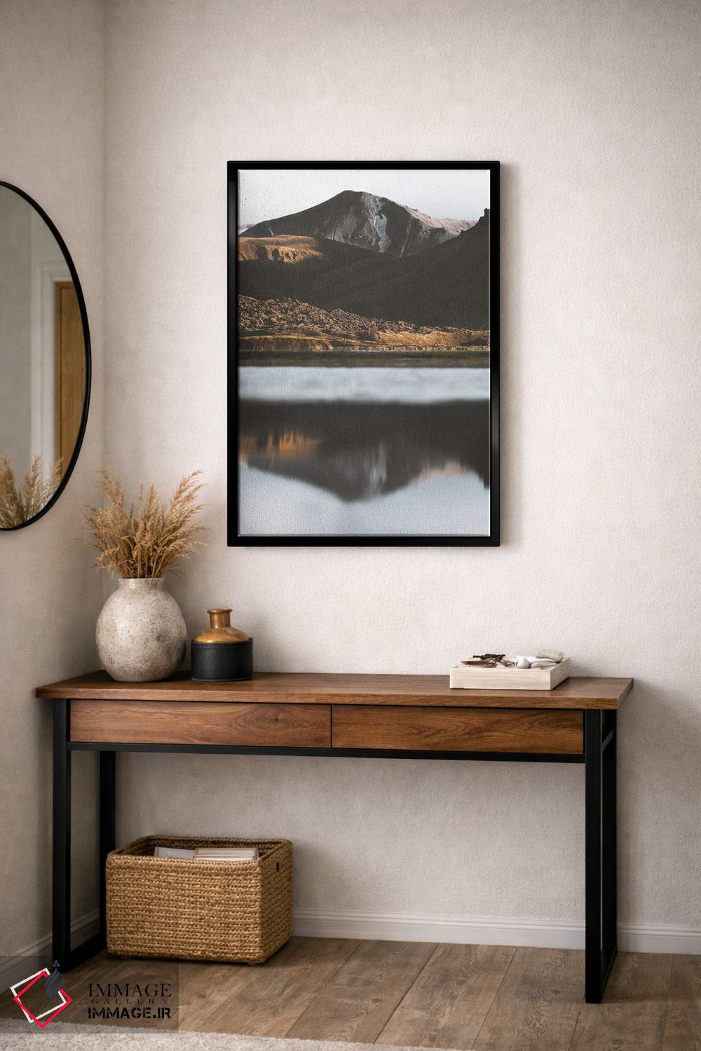 تابلو دکوراتیو جلگه های طلایی اثر جو شاتر - D4B