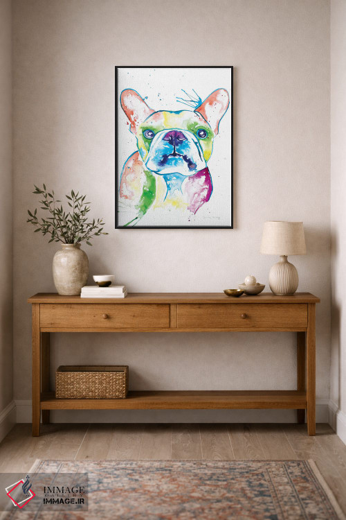 تابلو دکوراتیو فرنچی آبرنگی اول اثر جنیفر سیلی - D2B