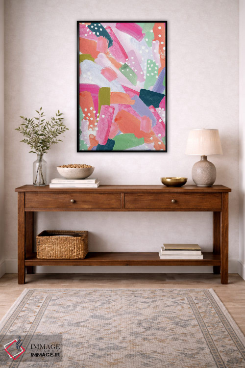 تابلو انتزاعی باغ اولیویا اثر جسیکا بروگینک - D4B