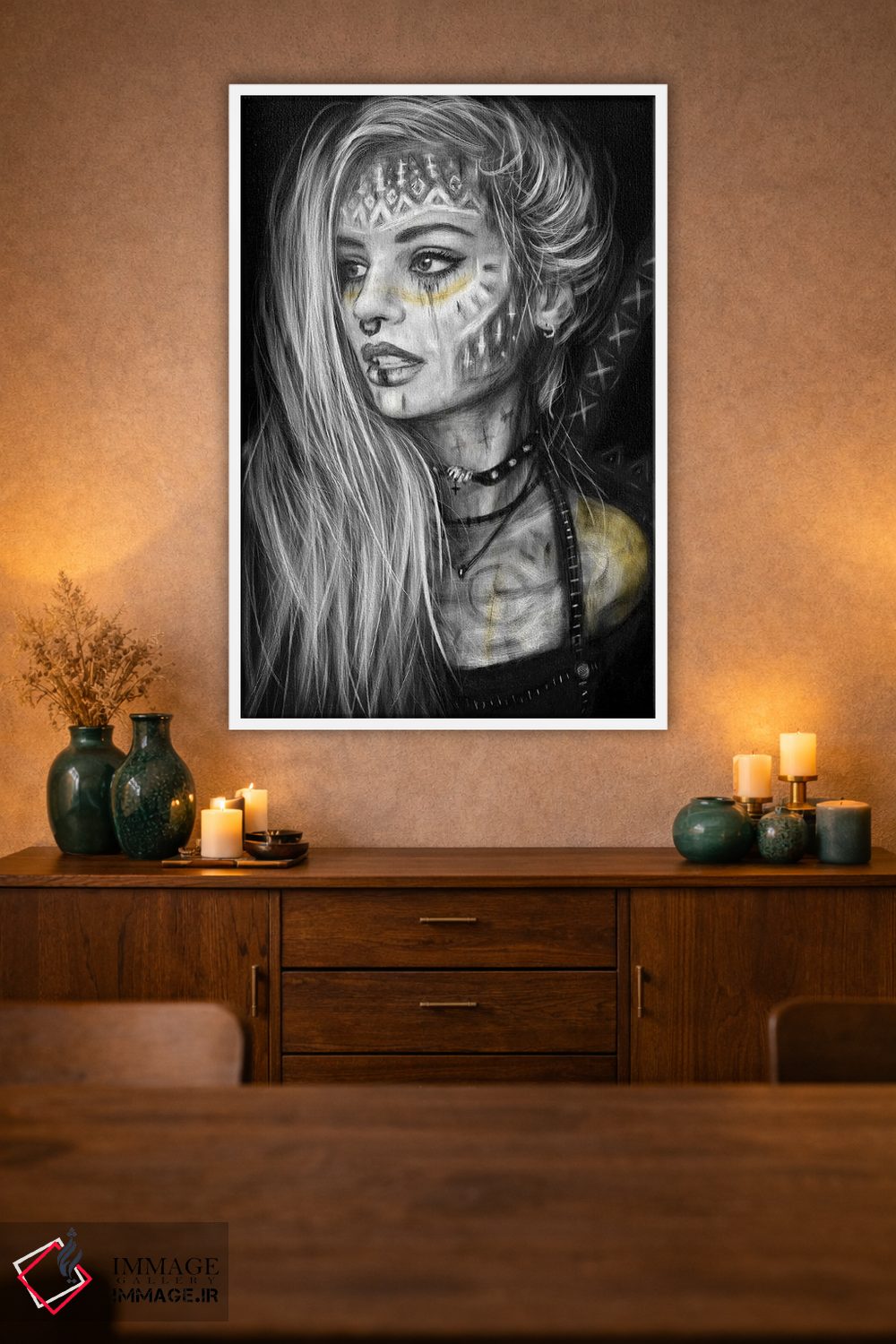 تابلو دکوراتیو شکوفا شو و پیروز شو اثر جاستین گداک - D1W