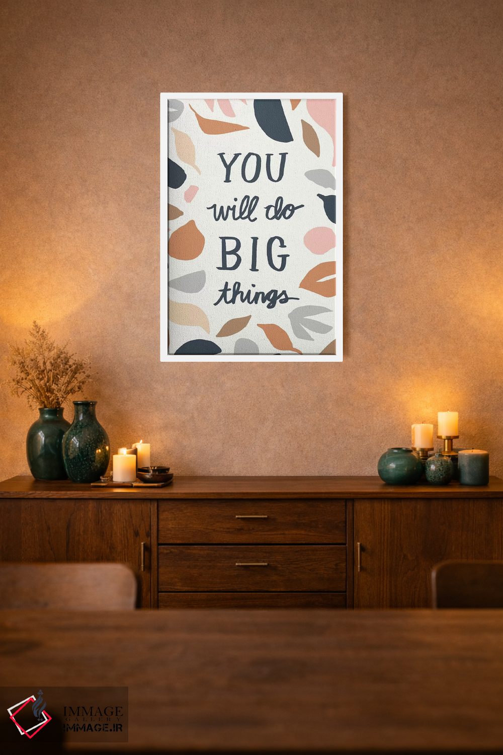 تابلو دکوراتیو تو کارهای بزرگی انجام خواهی داد اثر جسیکا بروگینک - D1W