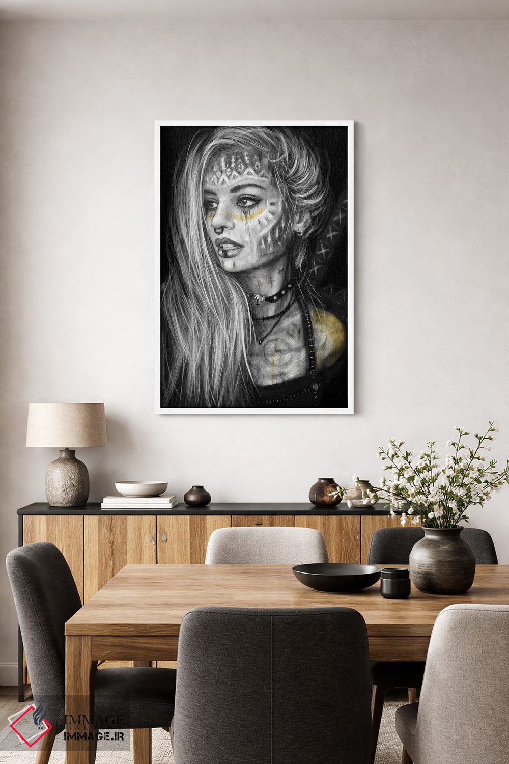 تابلو دکوراتیو شکوفا شو و پیروز شو اثر جاستین گداک - D2W