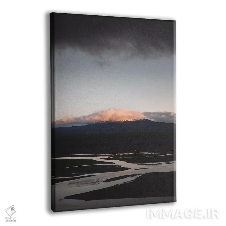 تابلو دکوراتیو هکلا هنگام غروب اثر جو شاتر - نمای پرسپکتیو محصول