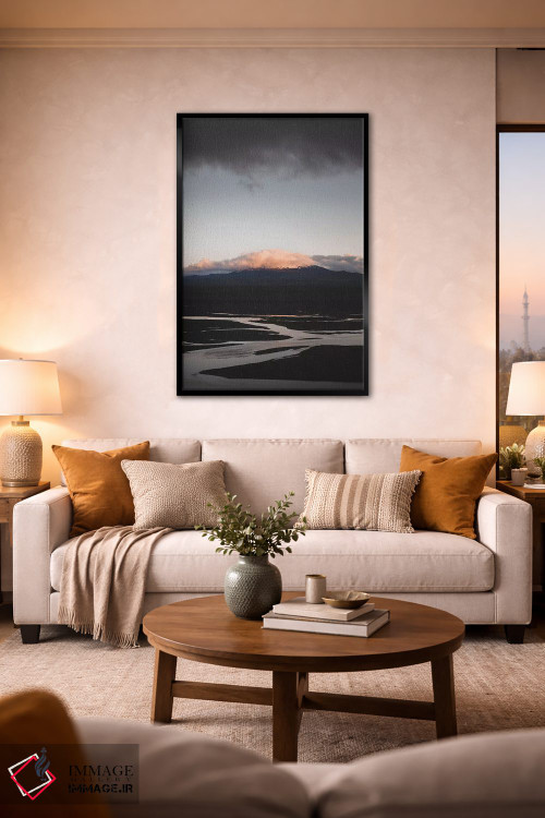 تابلو دکوراتیو هکلا هنگام غروب اثر جو شاتر - D2B