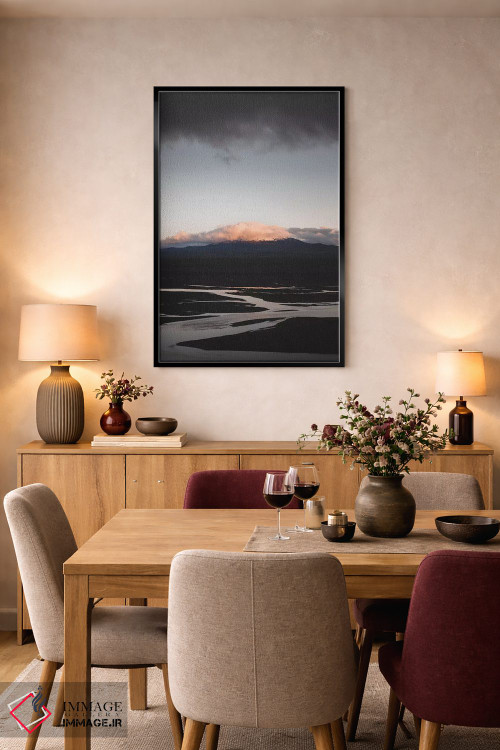 تابلو دکوراتیو هکلا هنگام غروب اثر جو شاتر - D5B