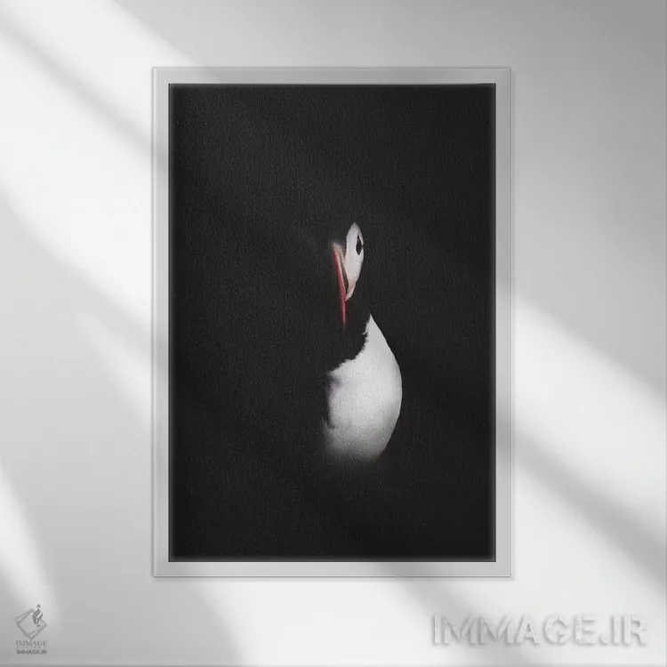 تابلو دکوراتیو لحظه ای برای استراحت اثر جو شاتر - نمای قابدار سفید