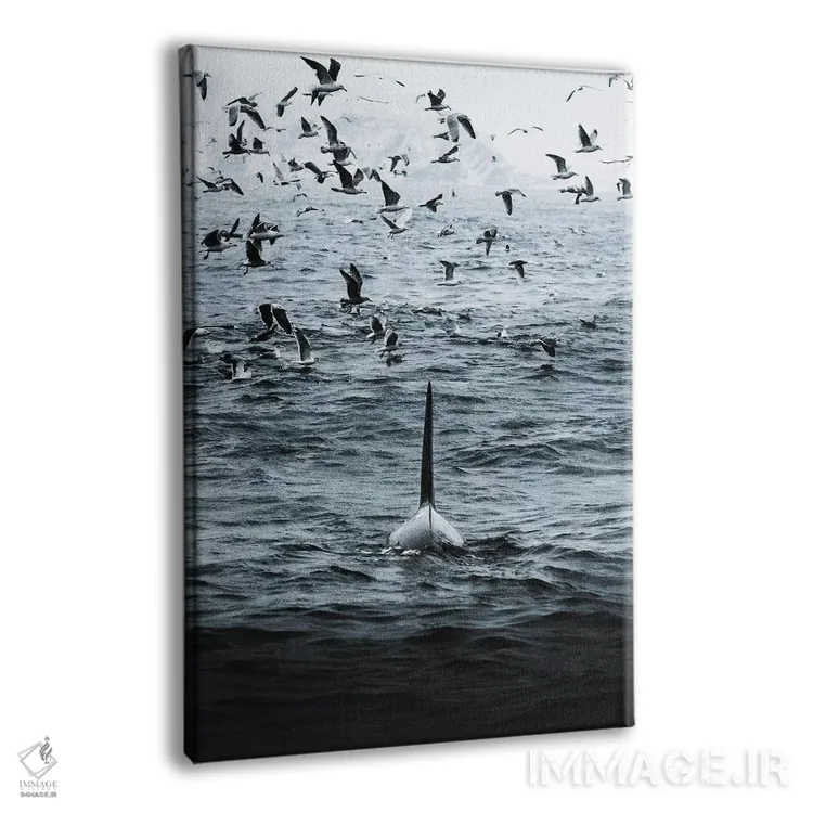 تابلو دکوراتیو سوار طوفان اثر جو شاتر - نمای پرسپکتیو محصول