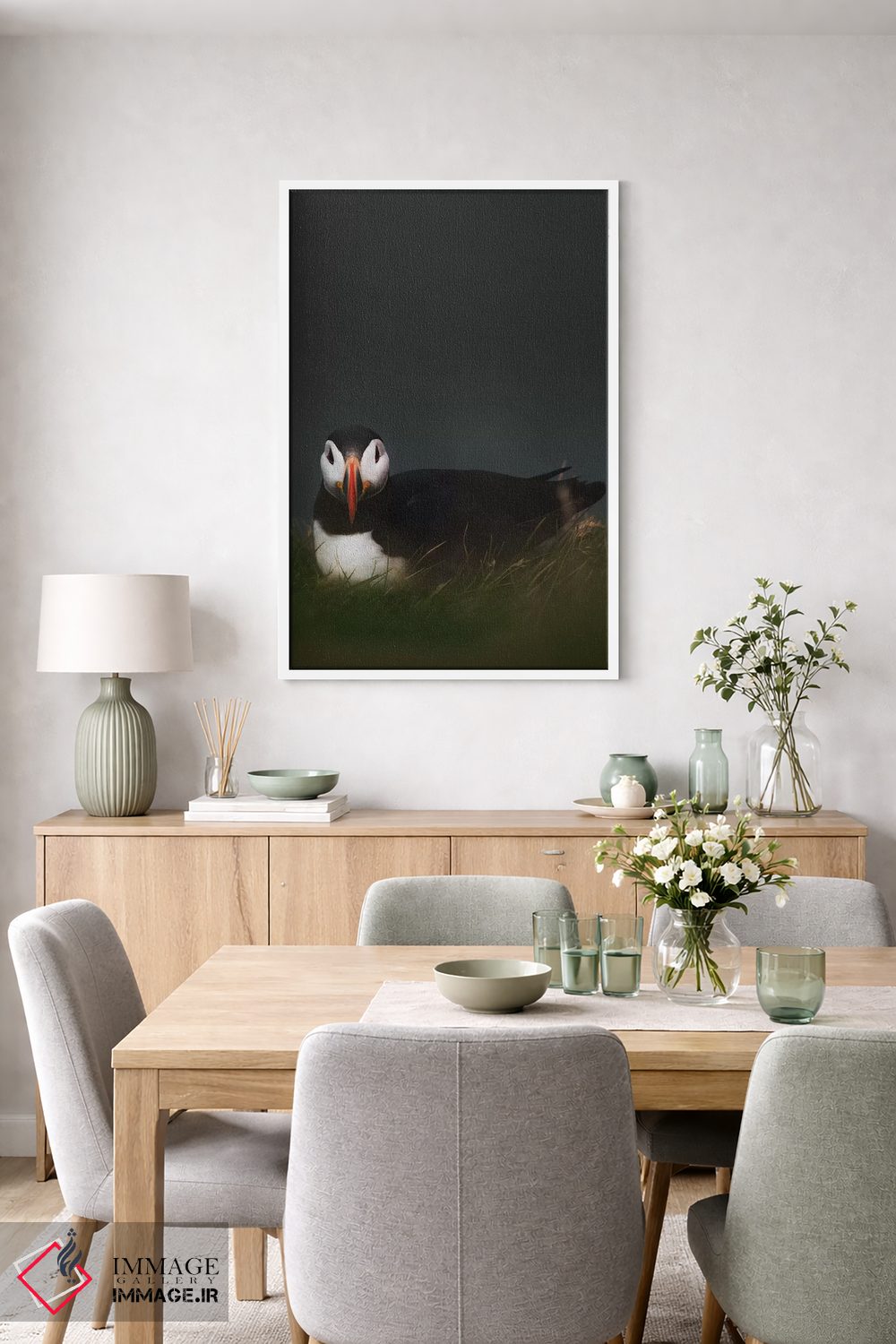 تابلو دکوراتیو بی قراری اثر جو شاتر - D6W