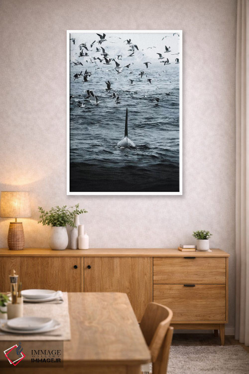 تابلو دکوراتیو سوار طوفان اثر جو شاتر - D3W