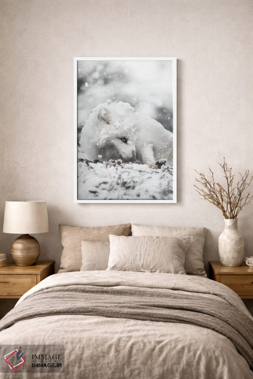 تابلو دکوراتیو تنقل خوردن در برف اثر جو شاتر - D1W