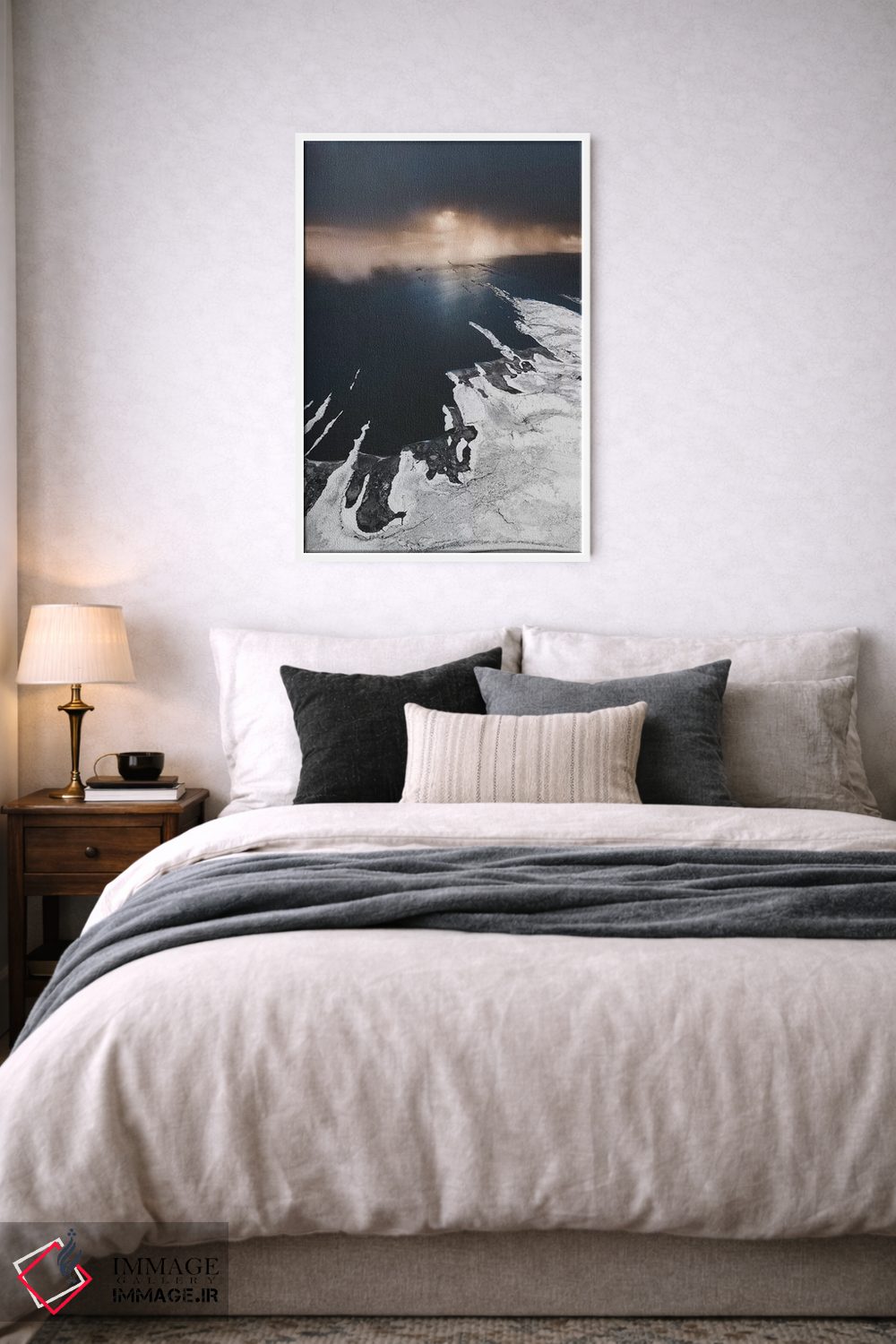 تابلو دکوراتیو تیغ های پوشیده از برف اثر جو شاتر - D5W