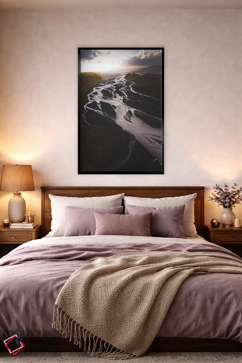 تابلو دکوراتیو رودخانه های دره اثر جو شاتر - D5B