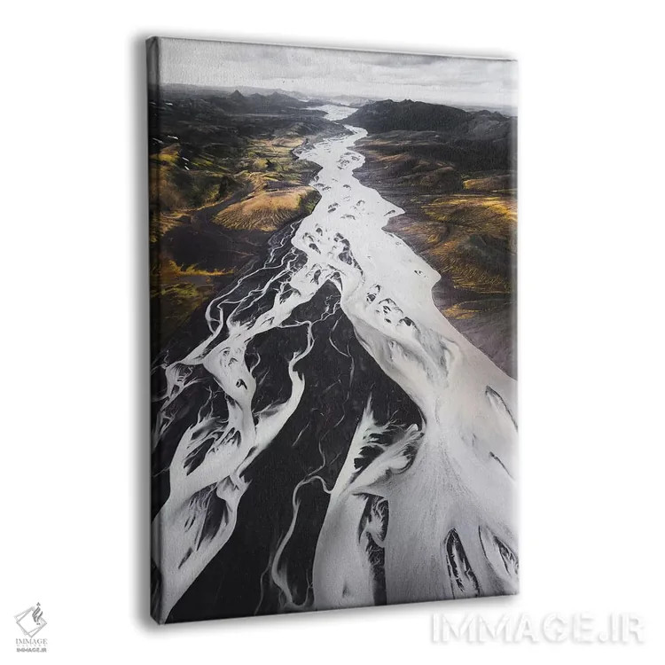 تابلو دکوراتیو رودخانه بزرگ اثر جو شاتر - نمای پرسپکتیو محصول