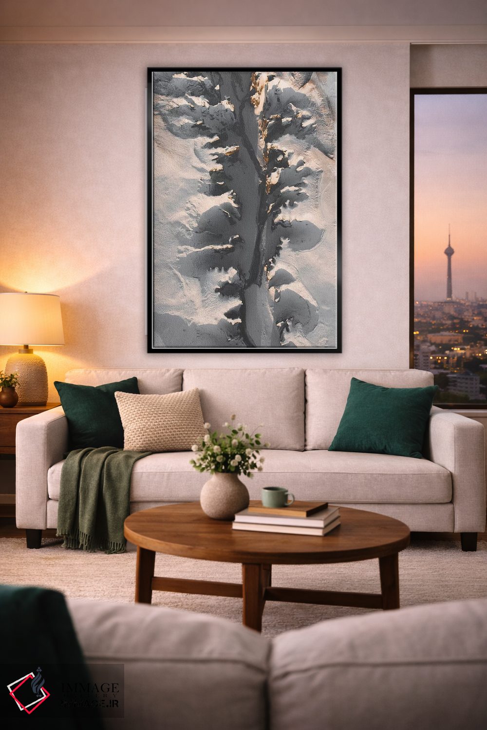 تابلو دکوراتیو عمل آب ۱ اثر جو شاتر - D2B