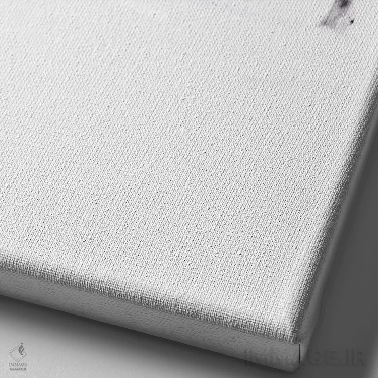 تابلو دکوراتیو گوزن شمالی قطبی اثر جو شاتر - نمای نزدیک بافت بوم