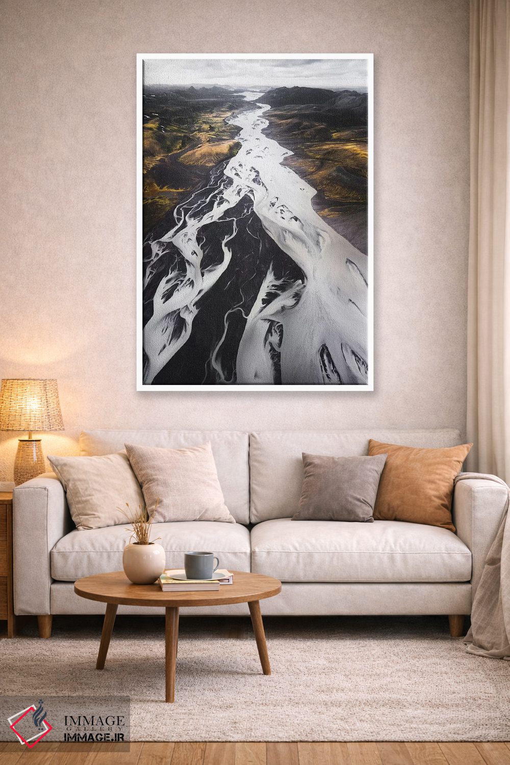 تابلو دکوراتیو رودخانه بزرگ اثر جو شاتر - D1W