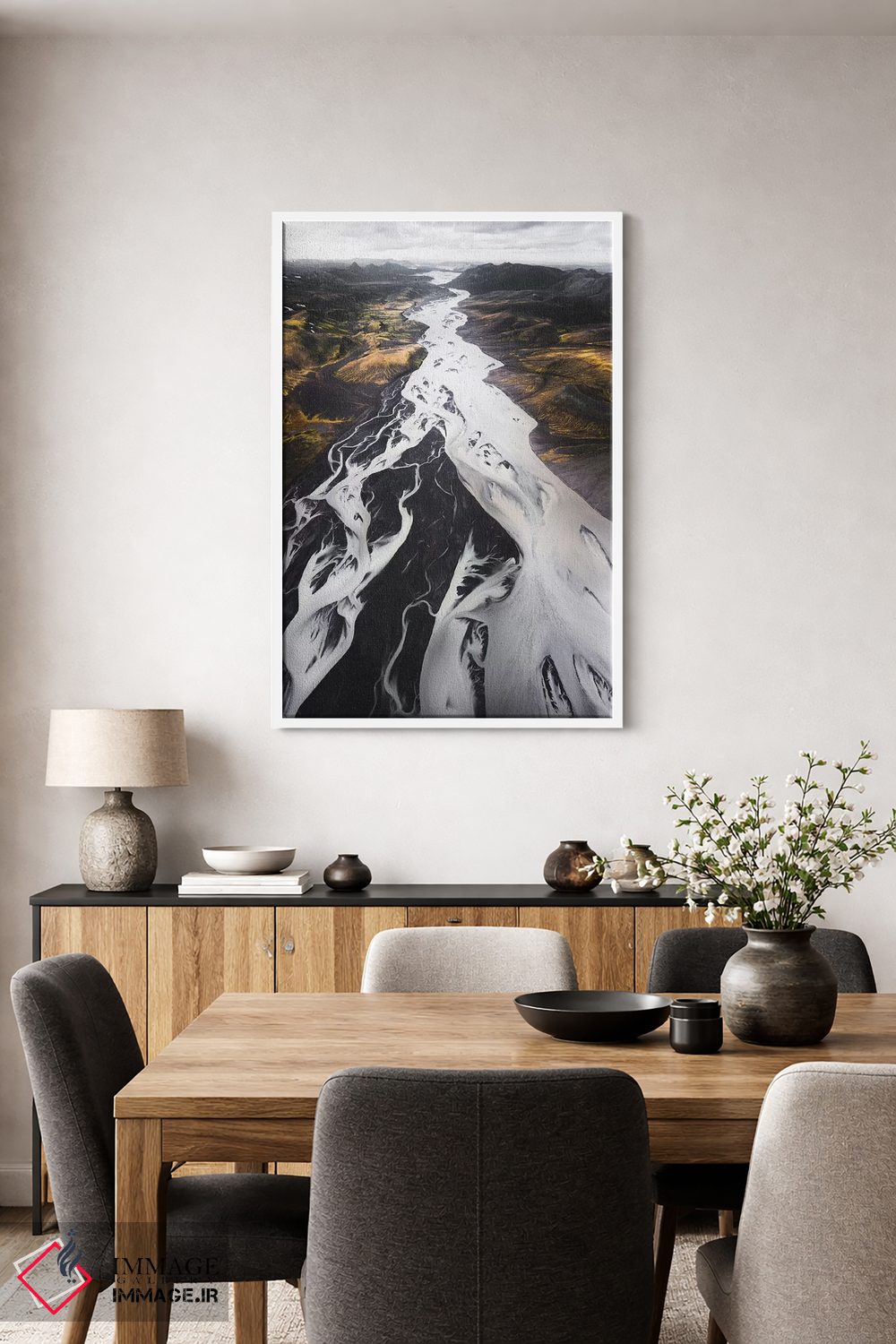 تابلو دکوراتیو رودخانه بزرگ اثر جو شاتر - D3W