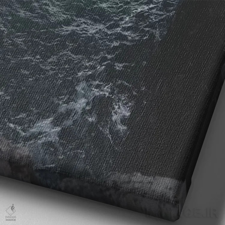 تابلو دکوراتیو طاق های غربی اثر جو شاتر - نمای نزدیک بافت بوم