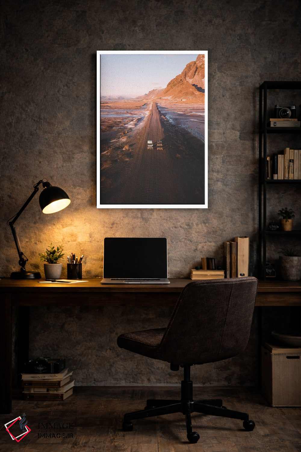 تابلو دکوراتیو دو نفر برای جاده اثر جو شاتر - D5W