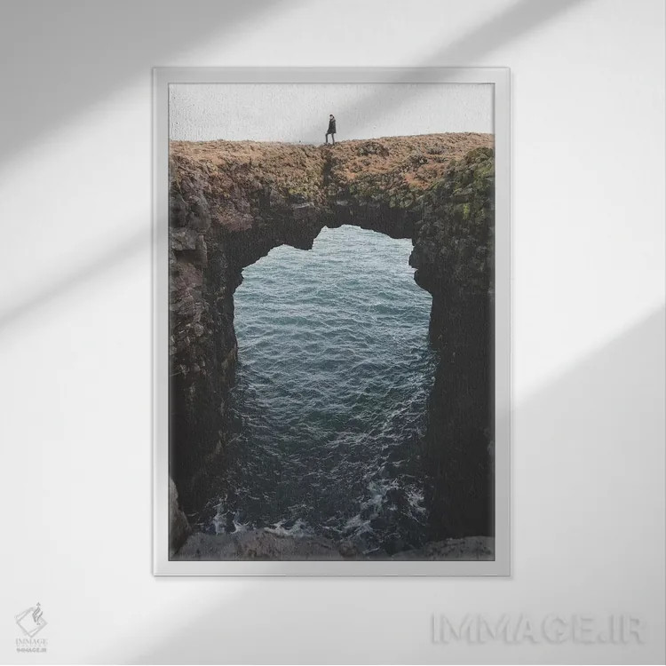 تابلو دکوراتیو طاق های غربی اثر جو شاتر - نمای قابدار سفید