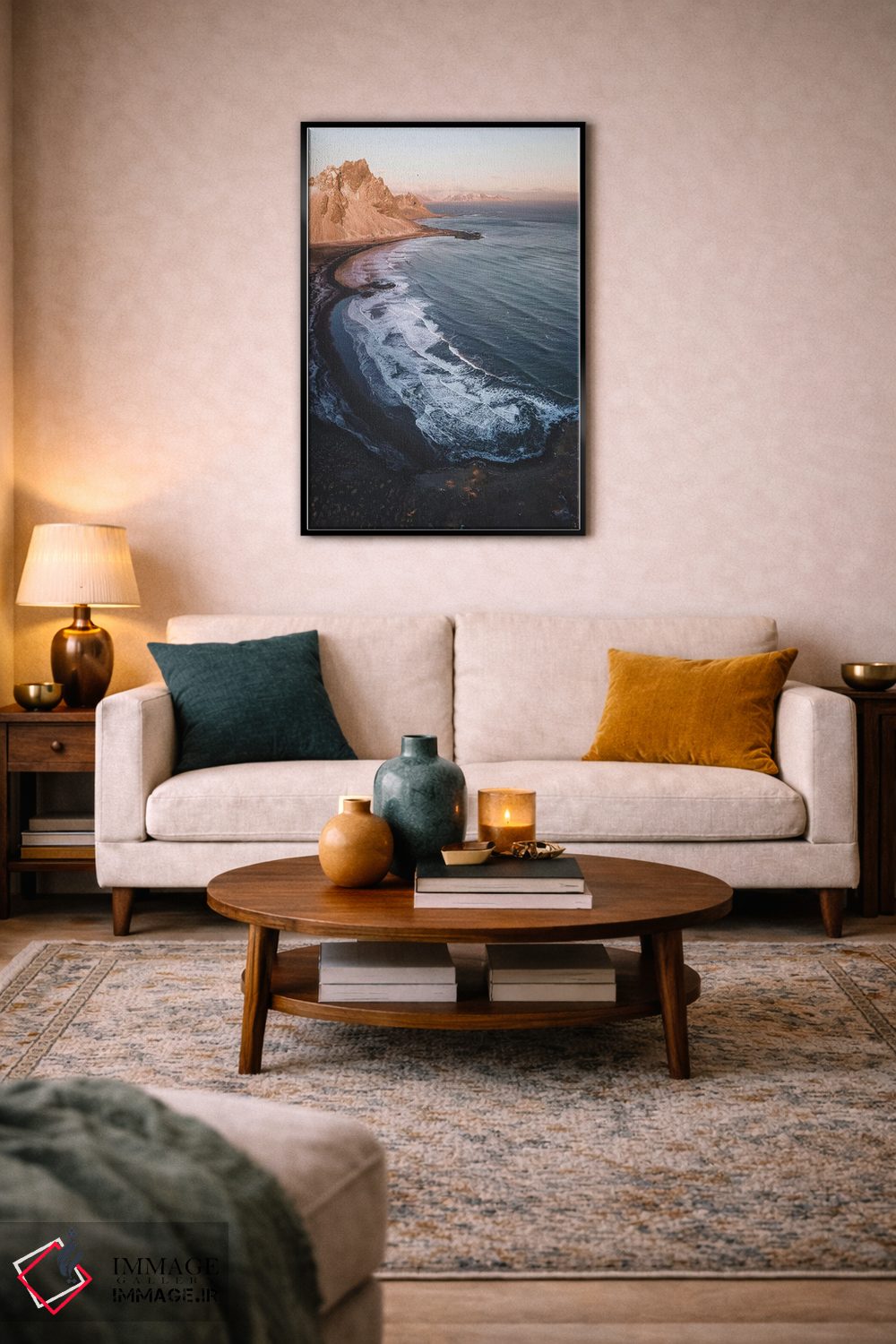 تابلو دکوراتیو شاخ غربی اثر جو شاتر - D5B