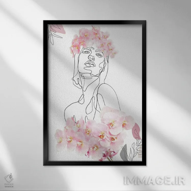 تابلو مینیمال امیدهای بزرگ اثر جسی کیث - نمای قابدار مشکی