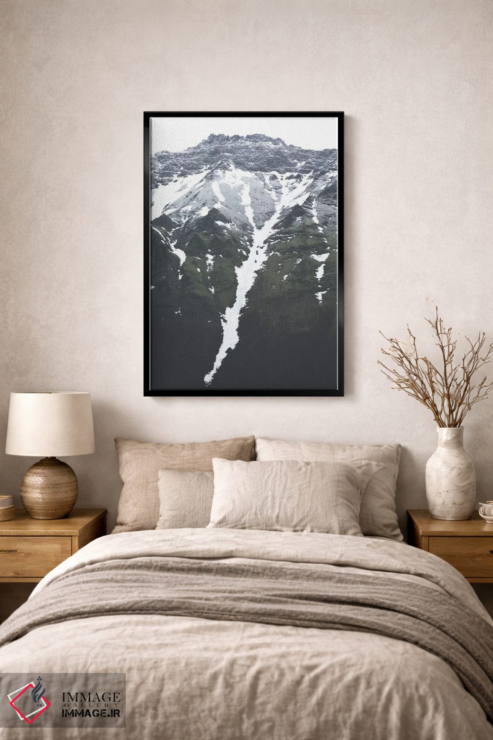 تابلو دکوراتیو برف در حال فرود اثر جو شاتر - D2B