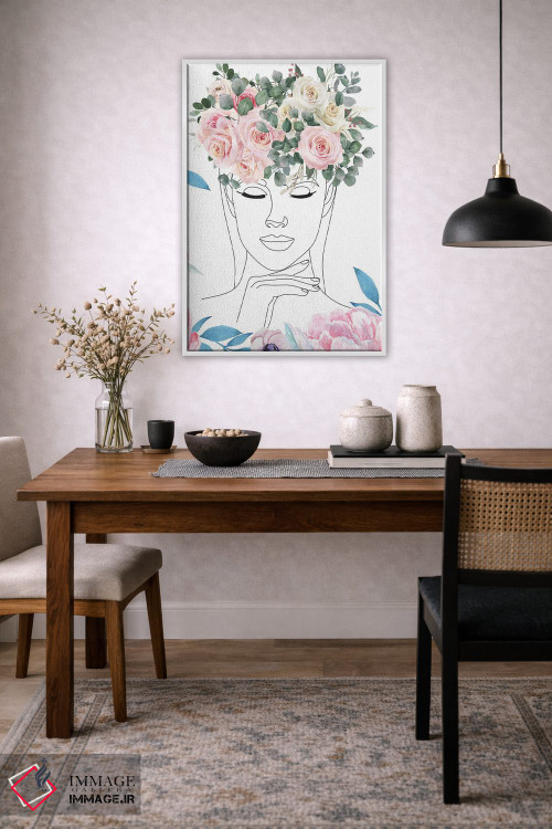 تابلو مینیمال زیبایی گل ها اثر جسی کیث - D3W
